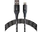 BOOMPODS Tide USB- A-Lightning Cable TCAAGR 1.5m,graphite (5081304399057)