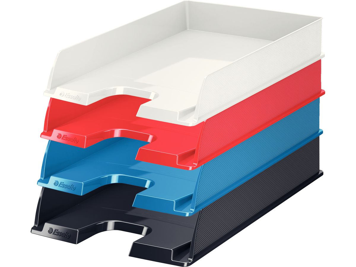 ESSELTE Corbeille courrier Europost A4 623605 noir (4049793015361)