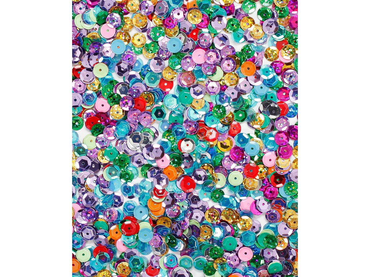 I AM CREATIVE Set di paillettes 150g 4010.07 assortiti (7611983166084)