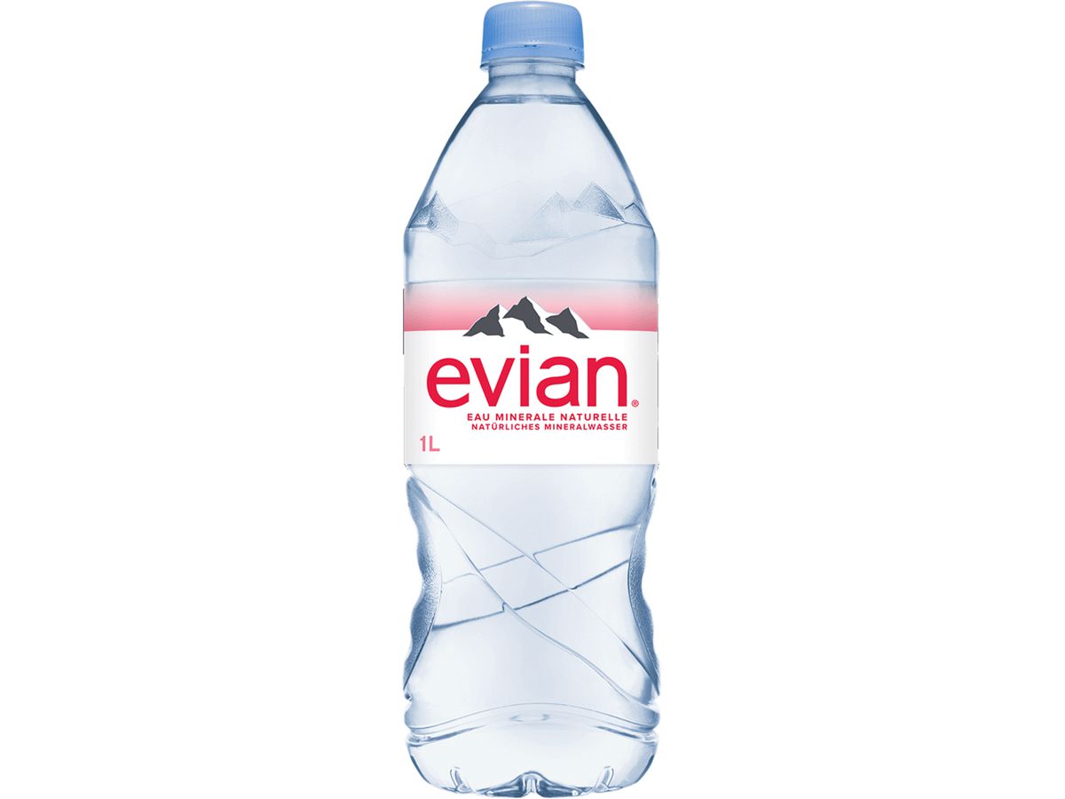 EVIAN senza gas, Pet 129400000639 100 cl, 6 pz. (3068320011707)