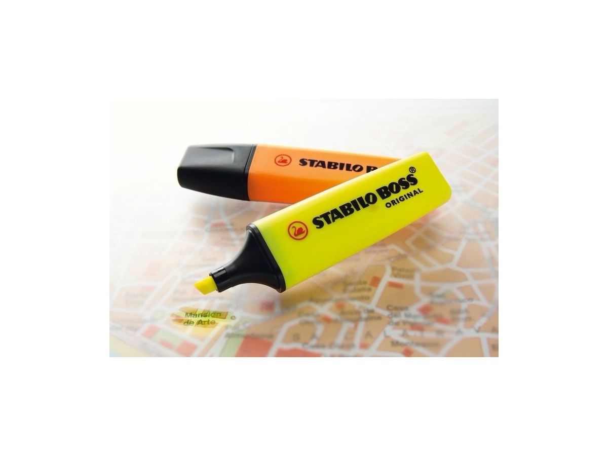 STABILO Textmarker BOSS 7006 Tischset 6 Stück (4006381214575)