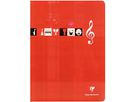 CLAIREFONTAINE Musikheft 17x22cm 3798 5mm, kariert 28 Blatt (3329680379808)