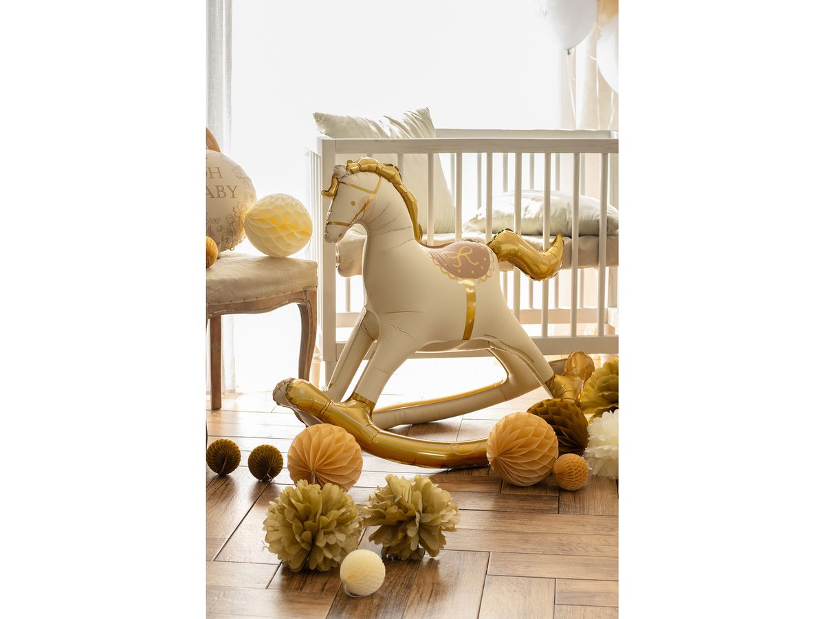 PARTYDECO Ballon en plastique 86cm FB283 Cheval à bascule (5904555086333)
