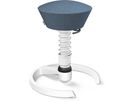 AERIS Tabouret Swopper 101STWHWHCP2 blanc/bleu, avec pied (4250200423062)