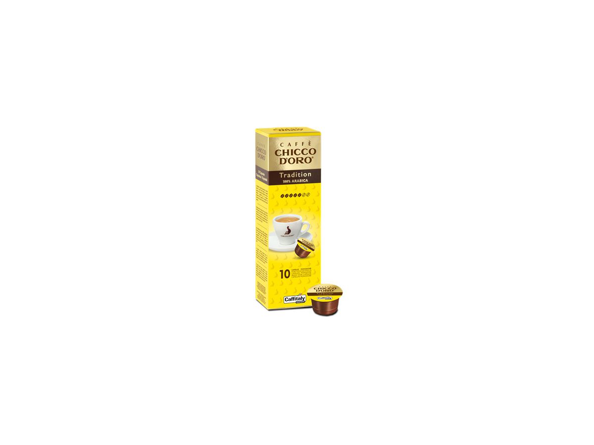 CHICCO D'ORO Caffè Caffitaly 802000 Tradition Arabica 10 pezzi (7610899802000)