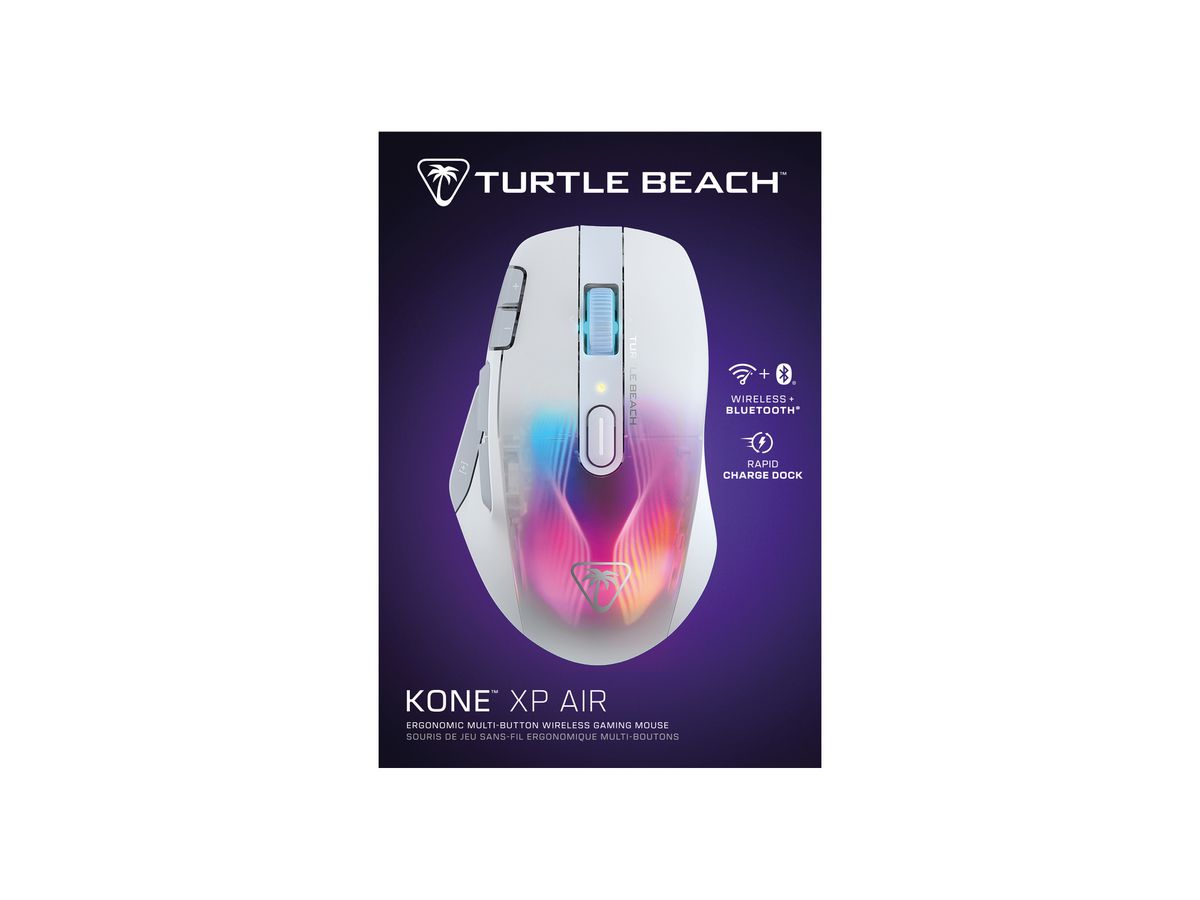 TURTLE BEACH Kone XP Air TBM-1101-15 Gaming Mouse, White (0731855711017)