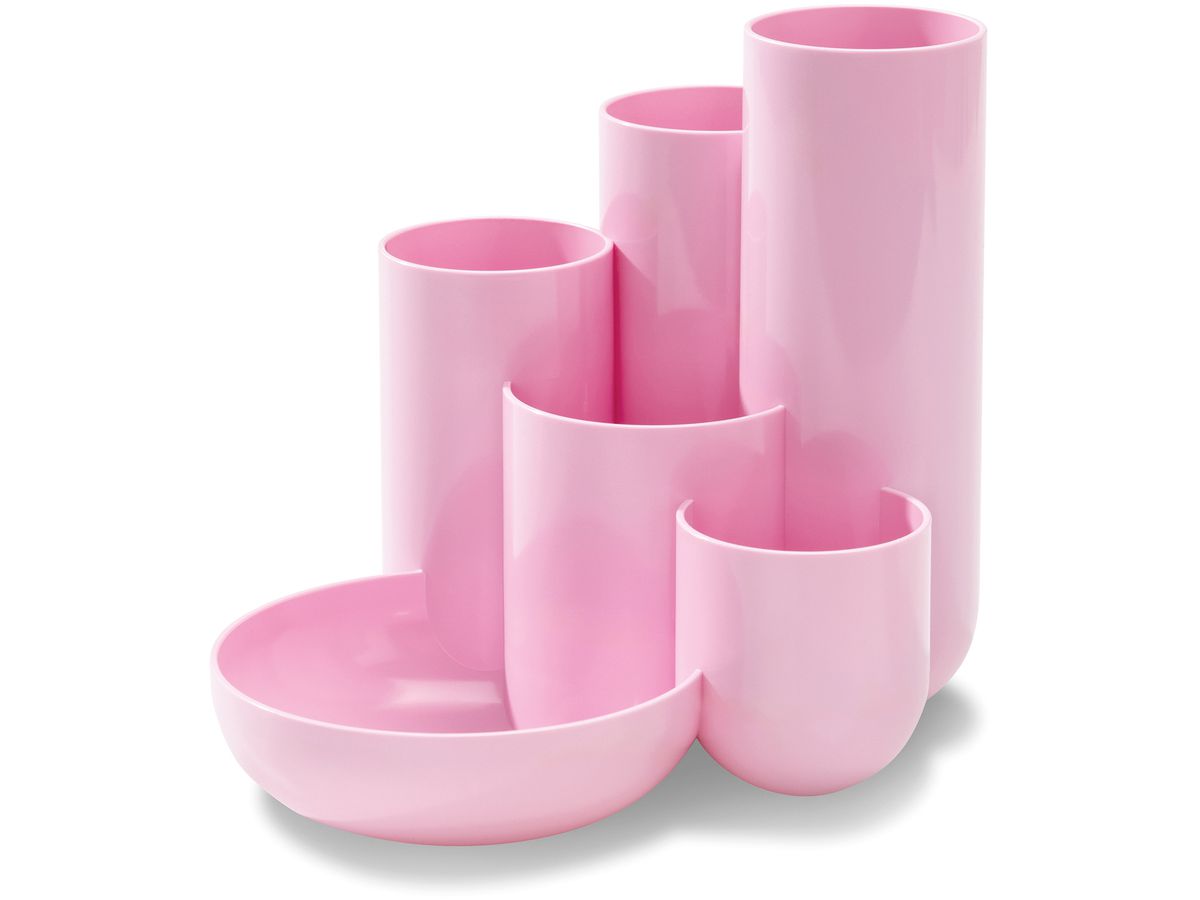 HAN Stifteköcher CAMPUS 3.70 pastellrosa 5 Fächer (4012473120884)