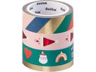 FOLIA Washi Tape Set Merry Jingling 26458 Hotfoil 4 Stück (4001868135503)