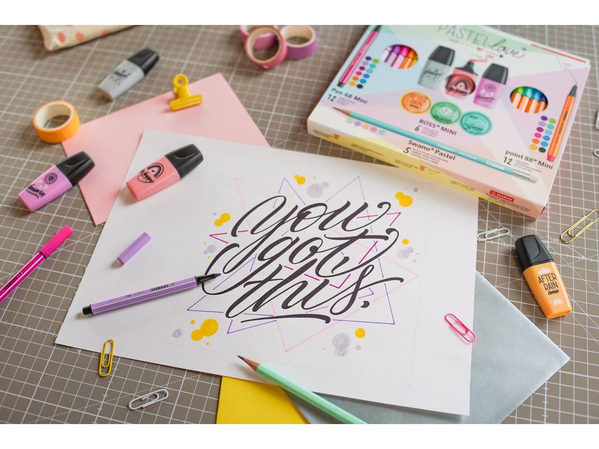 STABILO Set Mini World 77/5-8-5 Pastellove 18 pcs. (4006381590365)