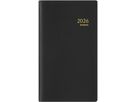 BREPOLS Agenda Interplan Genova 2026 0.736.2051 1S/1P noir 8.9x16cm (5412303124010)