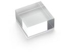 DEFLECTO Blocco acrilico 50x25mm AB125 transparente lucido (5055425953702)