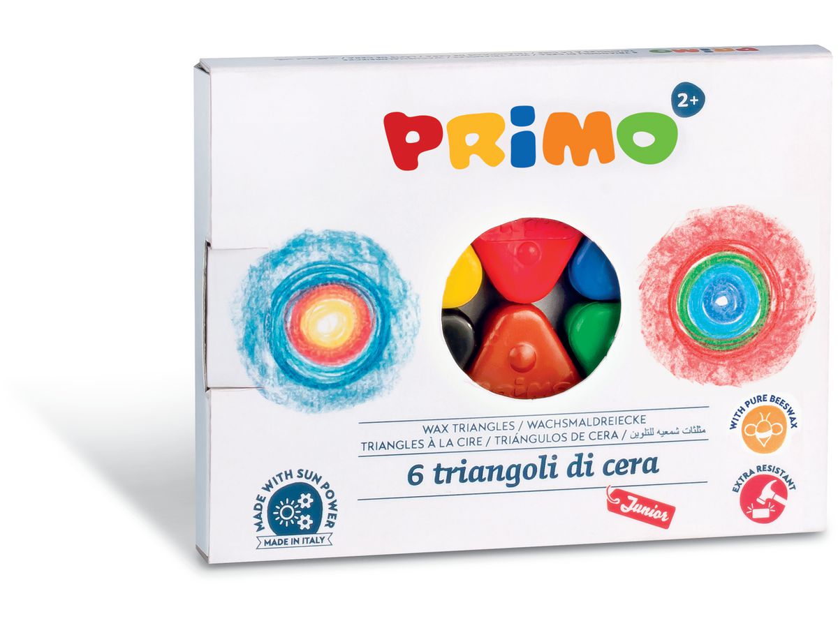 PRIMO triangoli di pastello E-6 074TRI6 (8006919000744)