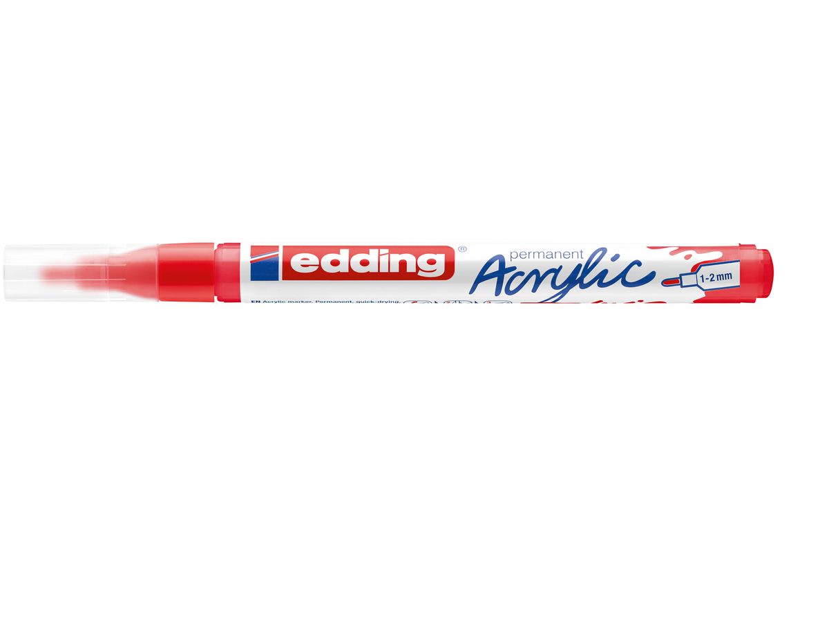 EDDING Acrylmarker 5300 1-2mm 5300-923 traffic red (4057305028099)