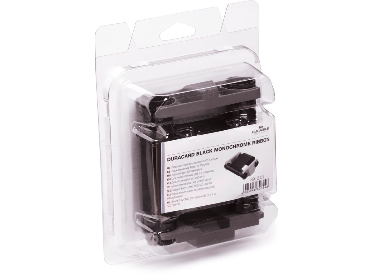 DURABLE Duracard Black Ribbon 891201 schwarz (4005546808246)