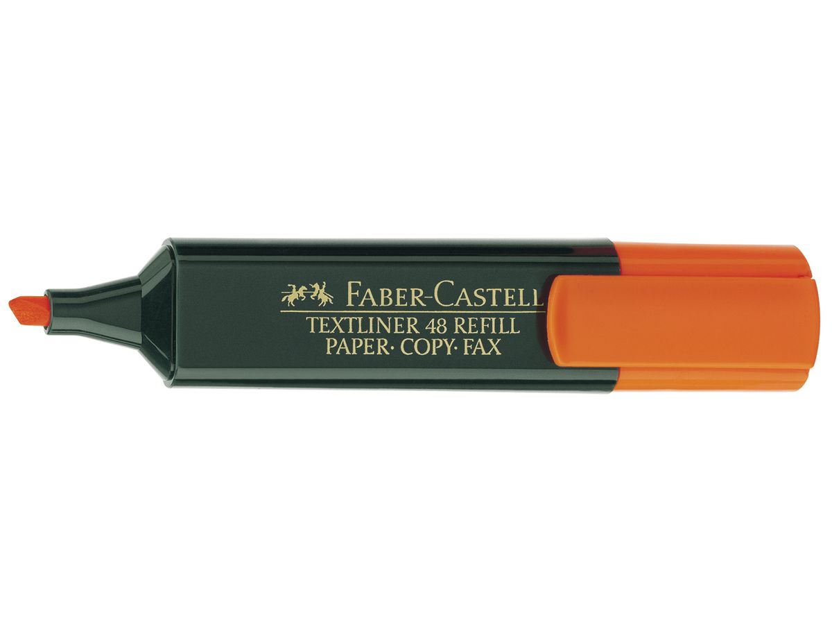 FABER-CASTELL Textmarker TL 48 1-5mm 154815 orange (4005401548157)