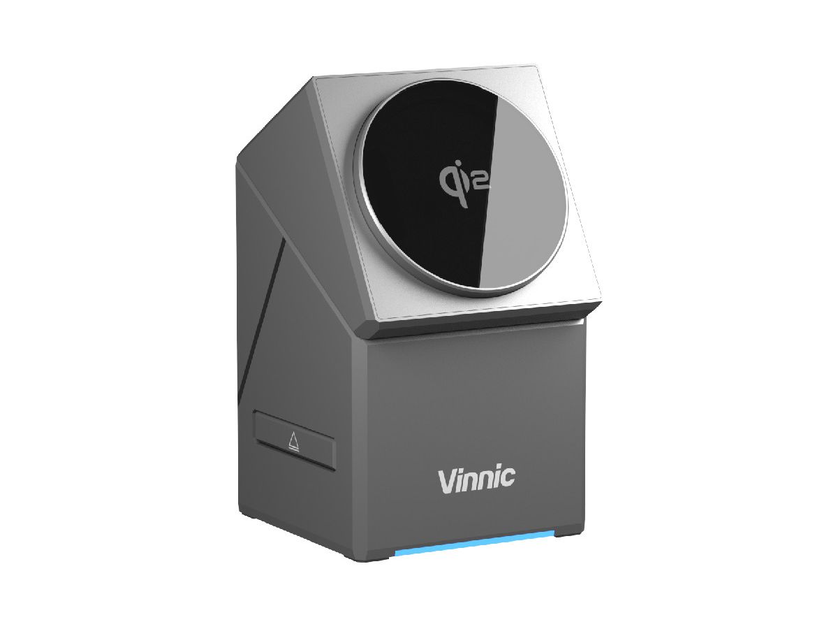 VINNIC OWL PEAK 3-IN-1 Char.Dock VPPD-31WSCG2-SL Qi2, Swivel Mount (4898338018301)