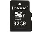 INTENSO Micro SDHC Card PRO 32GB 3433480 with adapter, UHS-I (4034303022335)