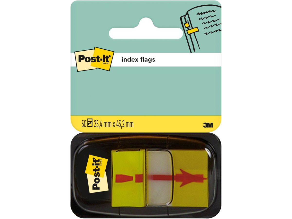 POST-IT Index Tabs Symbol 25.4x43.2mm 680-33 Ausrufezeichen/50 Tabs (0021200718953)