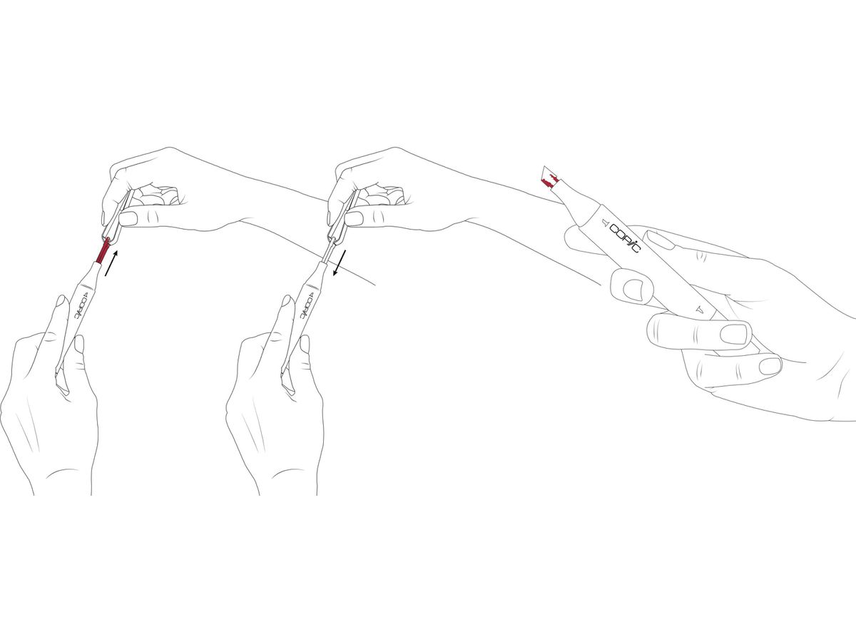 COPIC Spare Tip Sketch 21075MB Medium Broad, 10 pcs. (4511338010082)