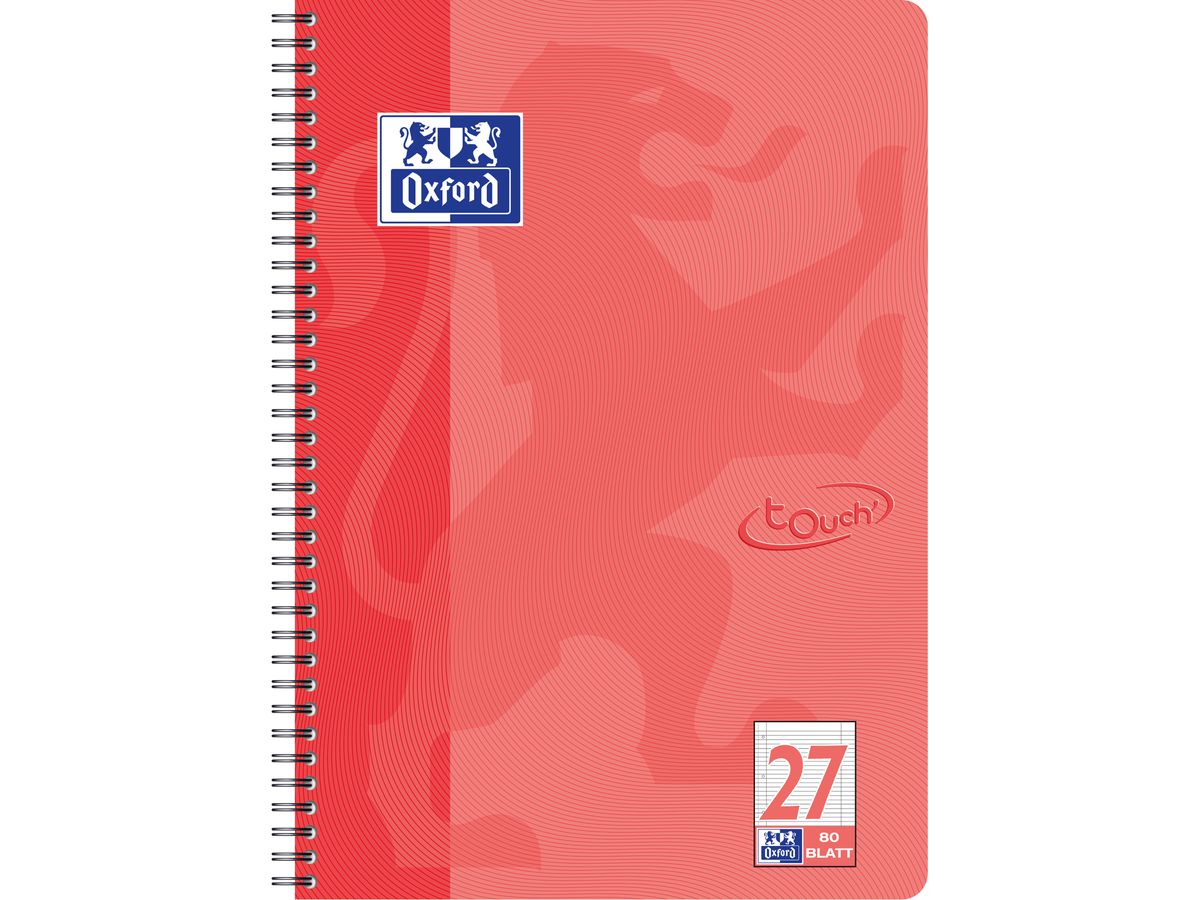 OXFORD Collegeblock Touch A4+ 400086493 rigato, 90g 80 fogli (4006140021390)