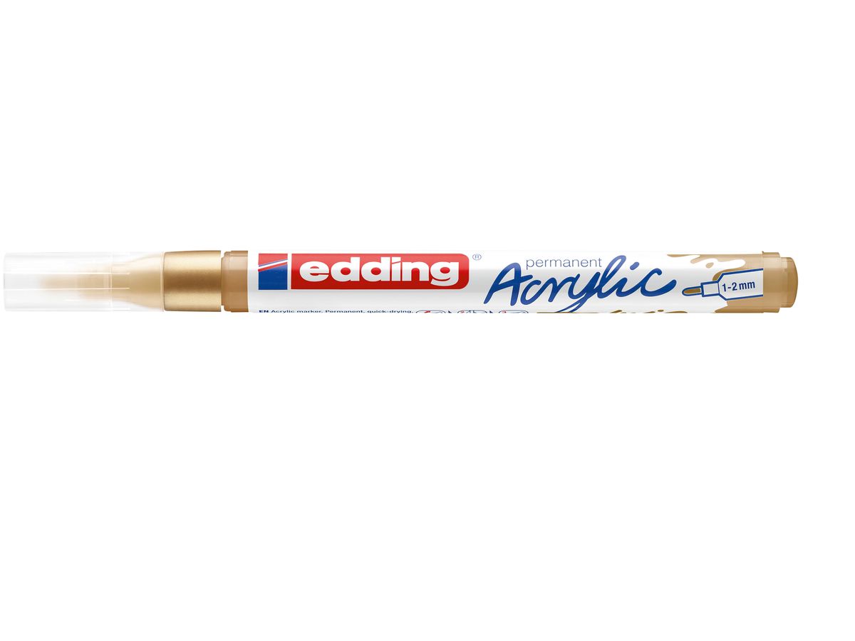 EDDING Acrylmarker 5300 1-2mm 5300-924 gold (4057305027498)