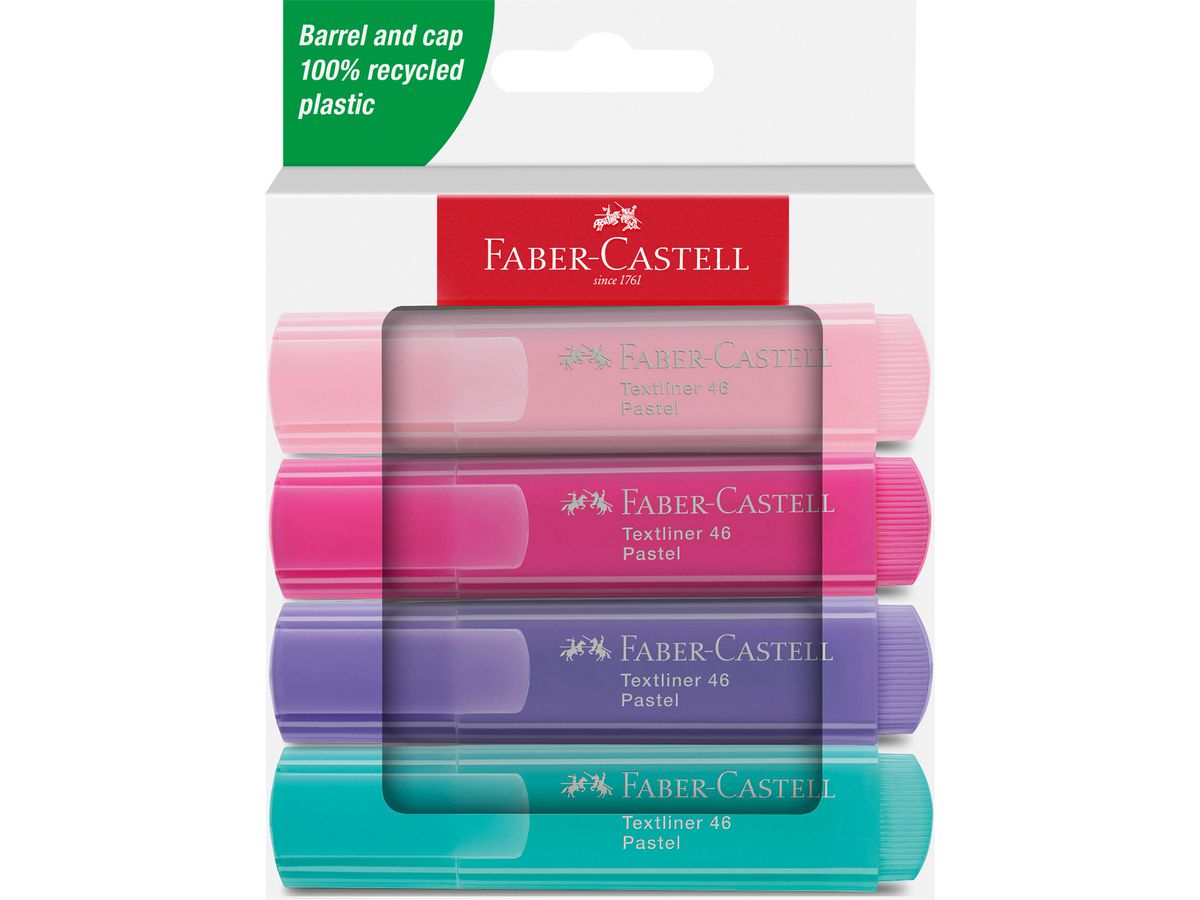 FABER-CASTELL Textmarker TL 46 254654 4 pièces (4005402546541)