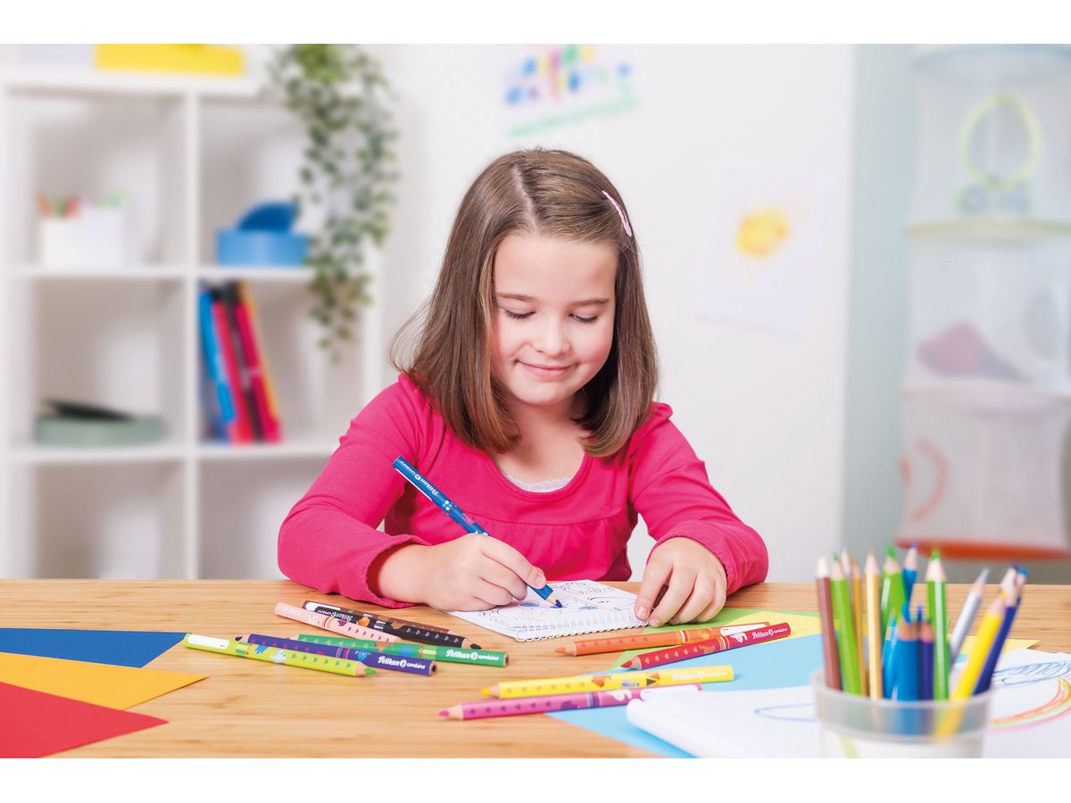 PELIKAN Bloc à dessin Combino 15x15cm 811231 15 flls. animals (4012700811233)