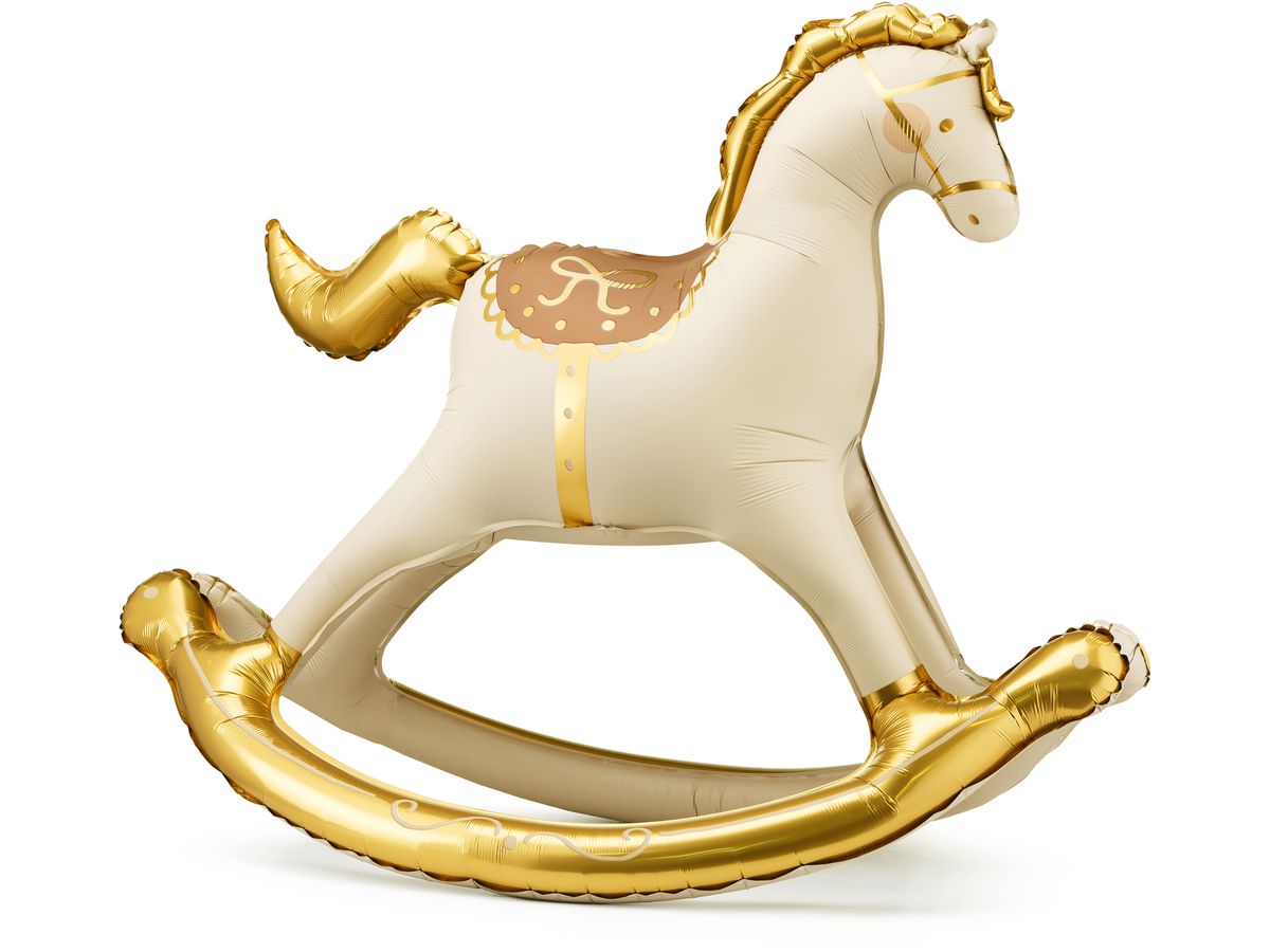 PARTYDECO Ballon en plastique 86cm FB283 Cheval à bascule (5904555086333)