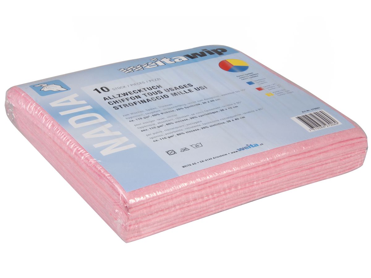 WEITACLEAN Allzwecktücher Nadia 38x40cm 279061 assortiert 10 Stück (7610588279069)