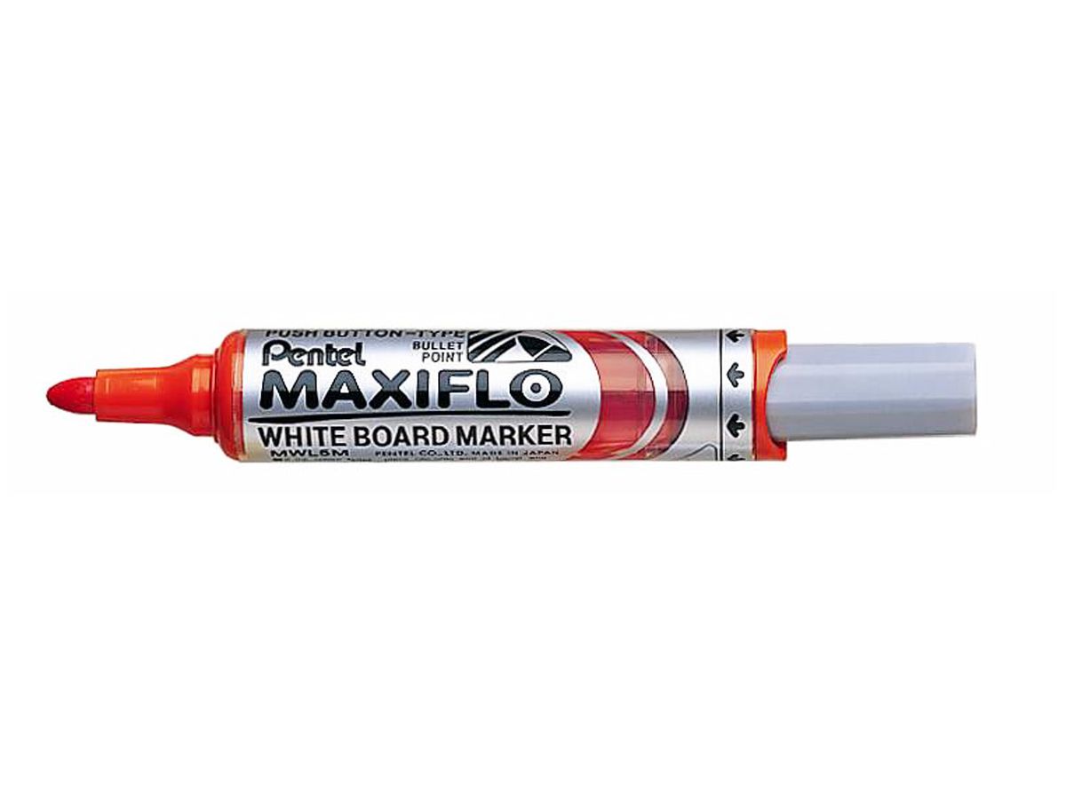 PENTEL Whiteboard Marker 6mm MWL5M-F orange (3474374500065)
