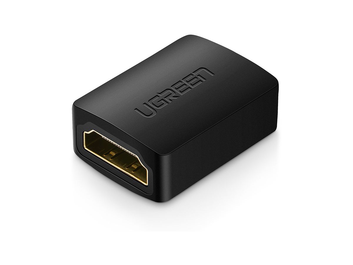 UGREEN Adapter HDMI Female/Female 20107 Black, (BB) (6957303821075)