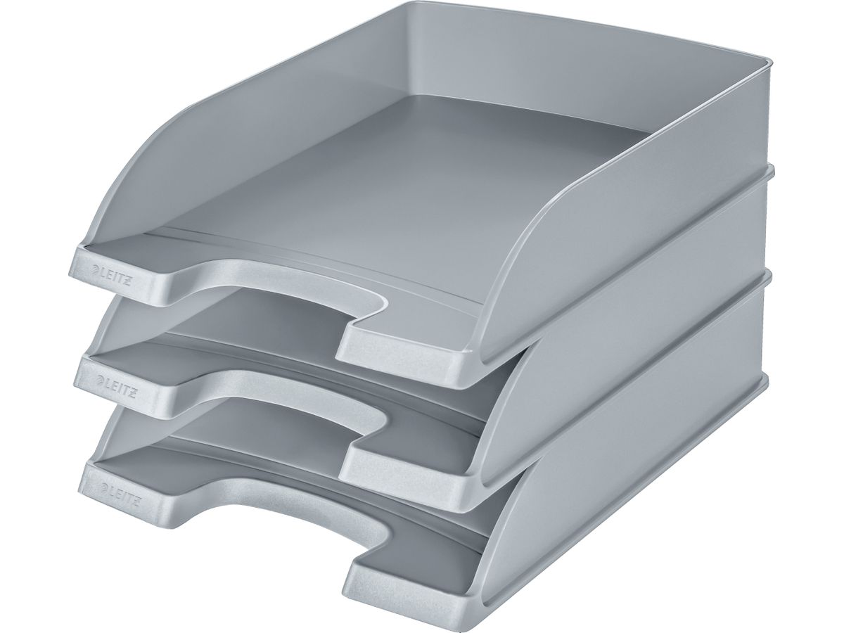 LEITZ Briefkorb Plus A4 52270084 silber (4002432374885)