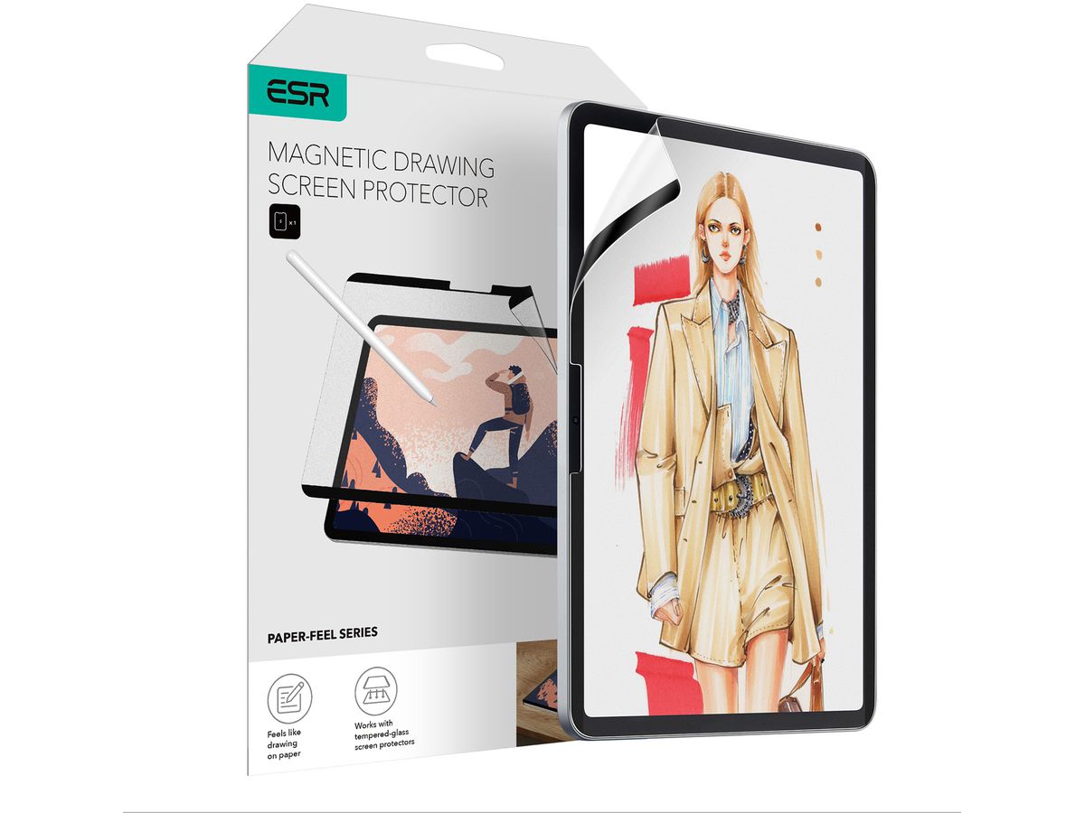 ESR Paper-Feel Magnetic Screen 1E0960103 iPad Pro 11 , 2024 (4894240194980)