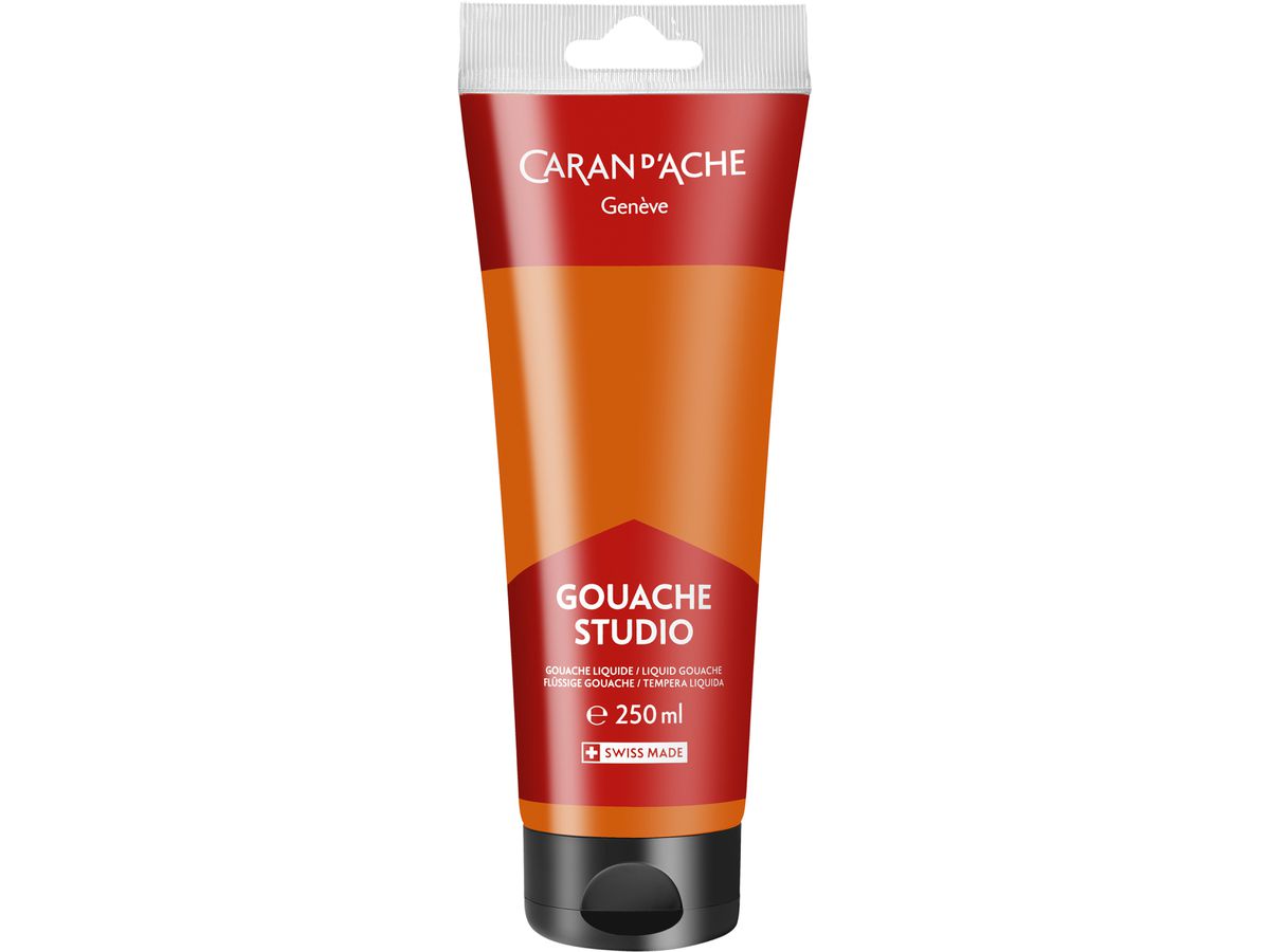 CARAN D'ACHE Deckfarbe Gouache 250ml 2330.030 orange, Studio (7630002358422)
