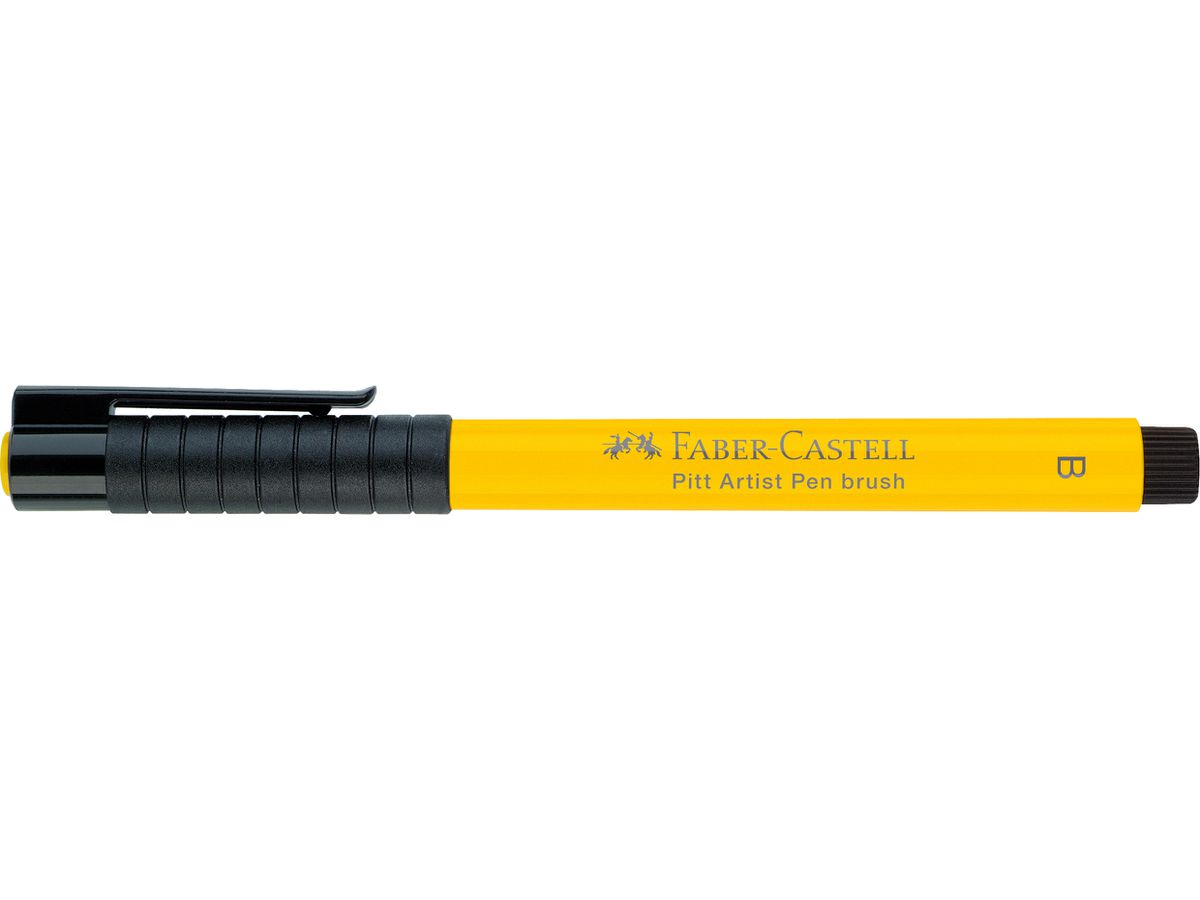 FABER-CASTELL Pitt Artist Pen Brush 2.5mm 167407 cadmium yellow (4005401674078)