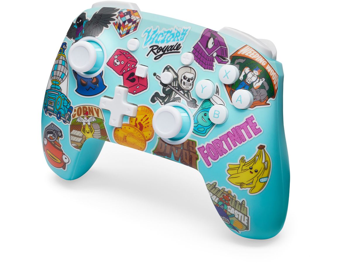 POWER A Enhanced Wireless Ctrl. NSGP0290-01? NSW, Sticker Mania-Fortnite (0617885091711)