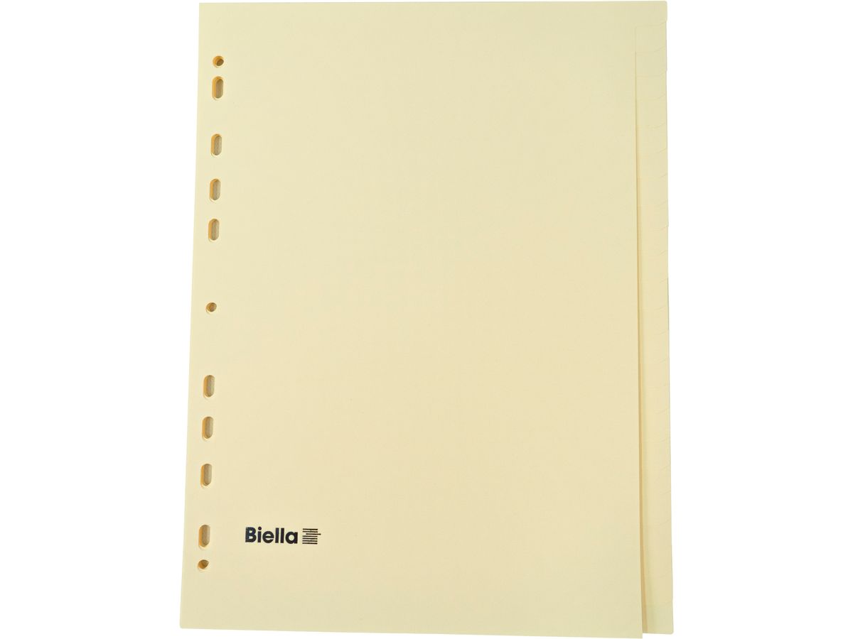 BIELLA Répertoires carton A4 19542400U jaune 24 pcs. (7611365283491)