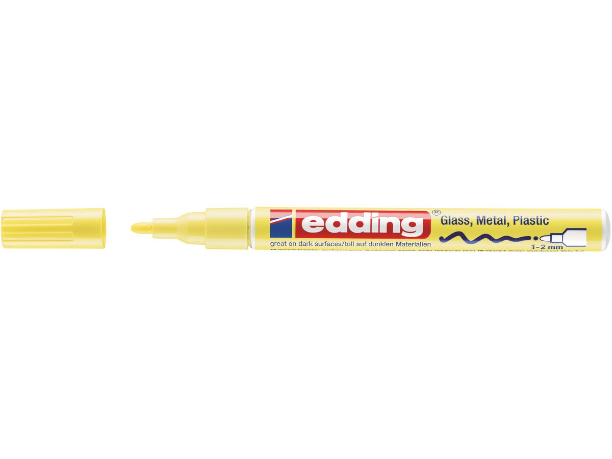EDDING Paintmarker 751 CREA 1-2mm E-751-135 CR pastell giallo (4057305017055)