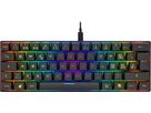 DELTACO TKL Gaming Keyboard mech RGB GAM-075-CH red switch, CH-Layout, black (7333048049186)