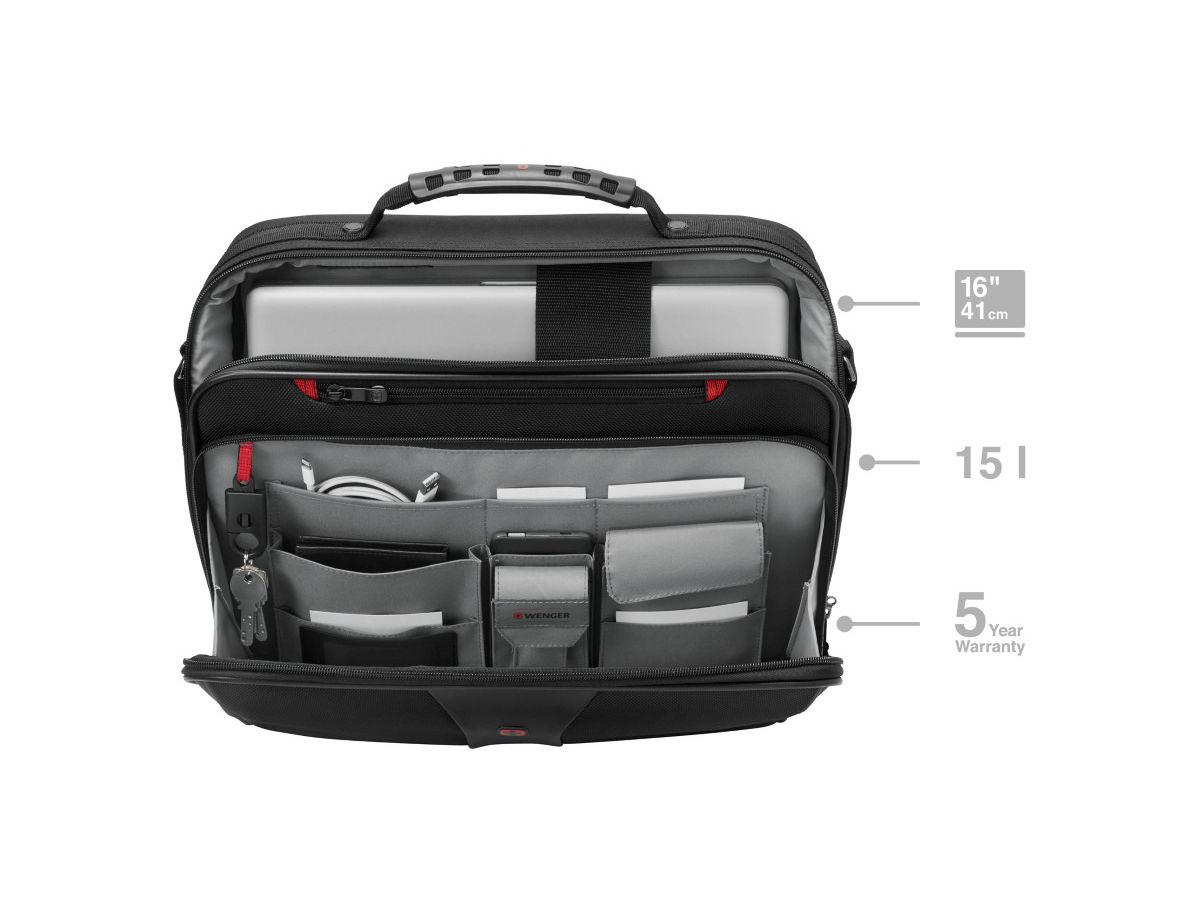 WENGER Legacy 16 inch 600647 Laptop Briefcase (7613329008058)