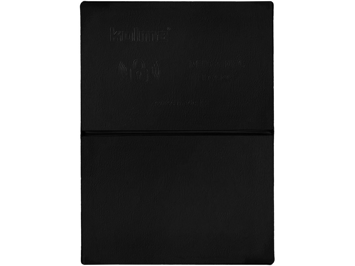KOLMA Etui de protection RFID 09.161.06 noir 66x95mm (7611967090558)