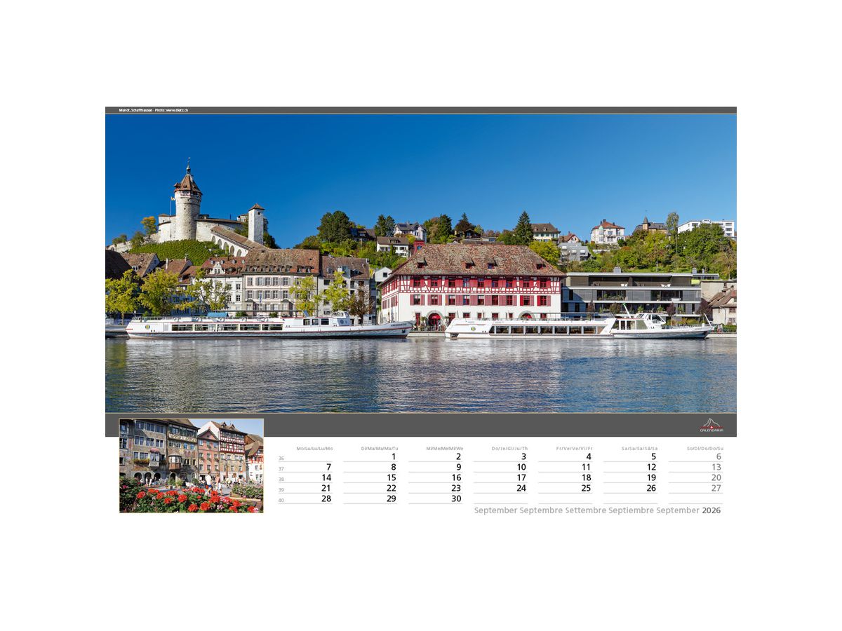 CALENDARIA Bildkalender 2026 9783036205236 Swiss Travel ML 48x33cm (9783036205236)