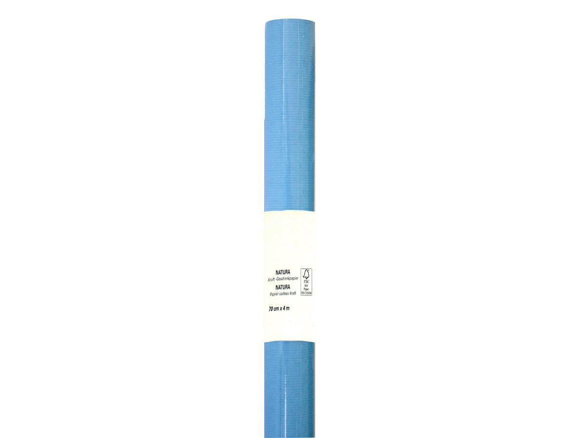 NEUTRAL Papier-cadeau Kraft 445261 70cmx4m bleu (7610981105675)