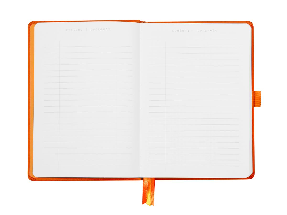 RHODIA Goalbook Carnet A5 118583C Hardcover mandarine 240 f. (3037921185834)