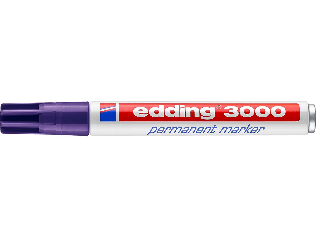 EDDING Permanent Marker 3000 1,5-3mm 3000-8 porpora (4004764008032)