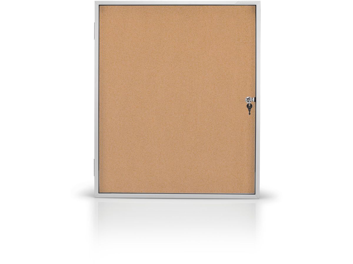 MAGNETOPLAN Schaukasten SP 610x730x40mm 1215024 Indoor, Kork 4xA4 (4013695034607)