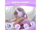 ICLEVER Active Noise Cancel Headphones C17-2083N-01 BTH26, BT, 60h, purple-green (6934911712148)