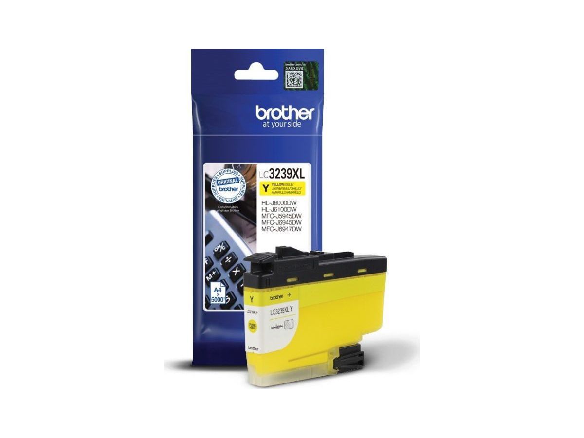 BROTHER Cartouche d'encre HY yellow LC-3239XLY MFC-J5945DW 5000 pages (4977766787956)