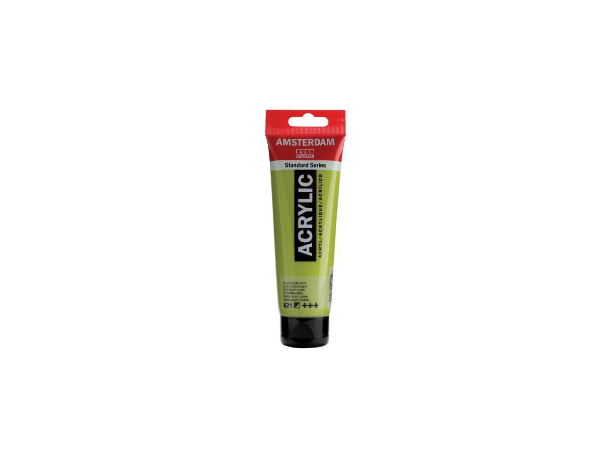 AMSTERDAM Peinture acrylique 120ml 17096212 olive 621 (8712079268299)