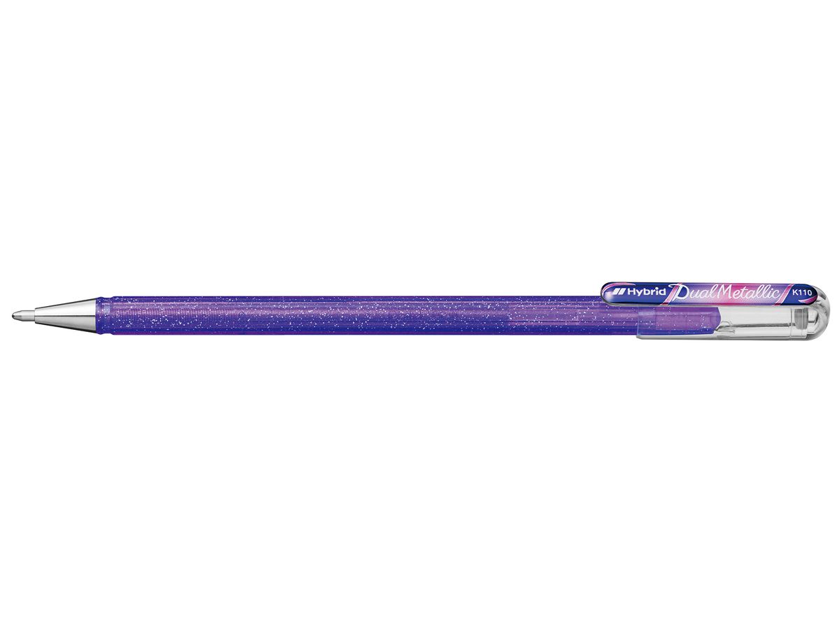 PENTEL Roller Hybrid Metal 1mm K110-DMVX violet/rouge/bleu (0884851051806)